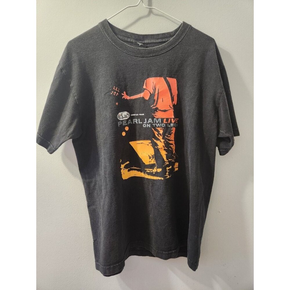 Pearl Jam Live on Two Legs T Shirt Vintage 90s 1998 World Tour SEE MEASURMEMT